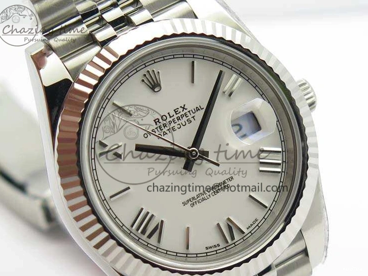 MiroTime 0308 DateJust 228238 SS Noob 1:1 Best Edition White Roman Dial On Jubilee Bracelet A Unisex 3508